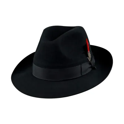 100% Australian Wool Hat Black Colour Custom
