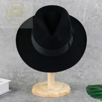 Fine Men Black Colour Hats Rabbit Fur