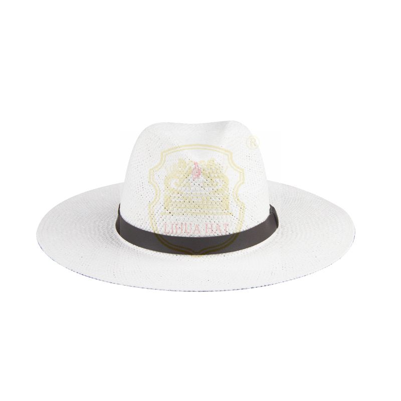 Wide Brim Straw Fedora Hats