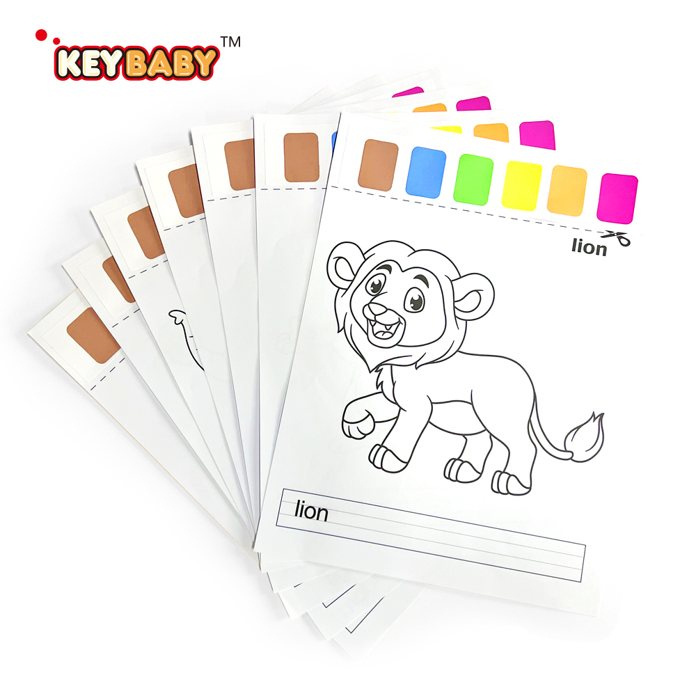 KEYBABY COLORING CARD