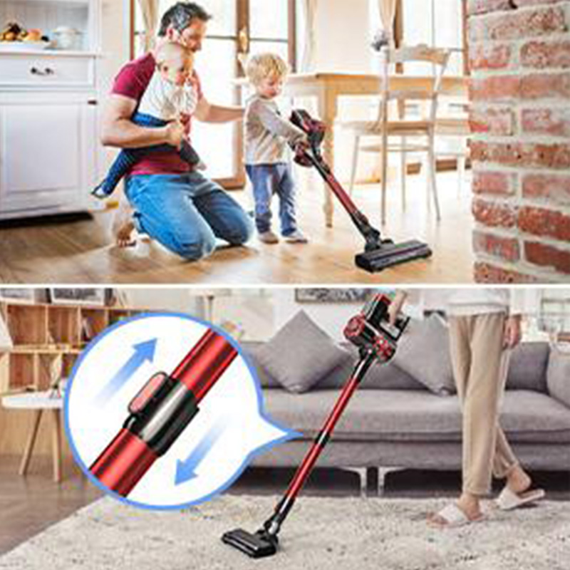 Cordless Vacuum Cleaner, Stick Handheld wireless 180W Portable Lightweight Vacuum Hard Floor Vacuum, 2600mAh Detachable Battery HEPA Filter