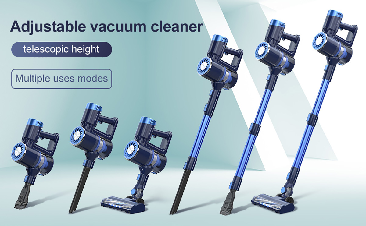 Stick Vacuum Cleaner Cordless, 180W with 12kPa Strong