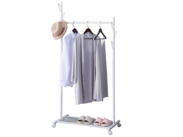 Clothes racks that give you extra storage and look great