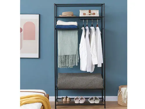 Metal and Cloth Suit Cabinet