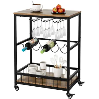 Industrial Bar Carts for Home