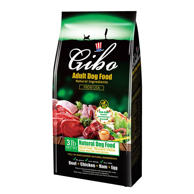Gibo Adult Dog Food 3lb/bag,Dog Food Grain Free Fresh MeatNuodepet