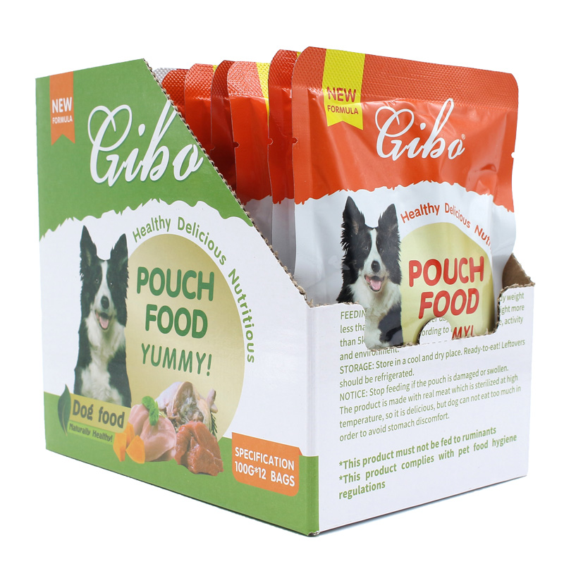 Duck Flavor Dog Pouch Food Nuodepet