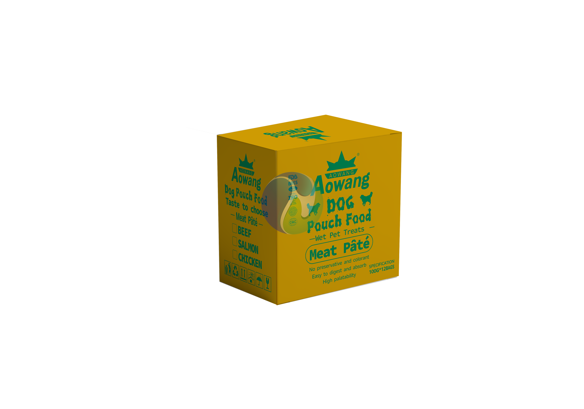 Dog food,Best dog food,AOWANG Beef Flavour Wet Dog Food