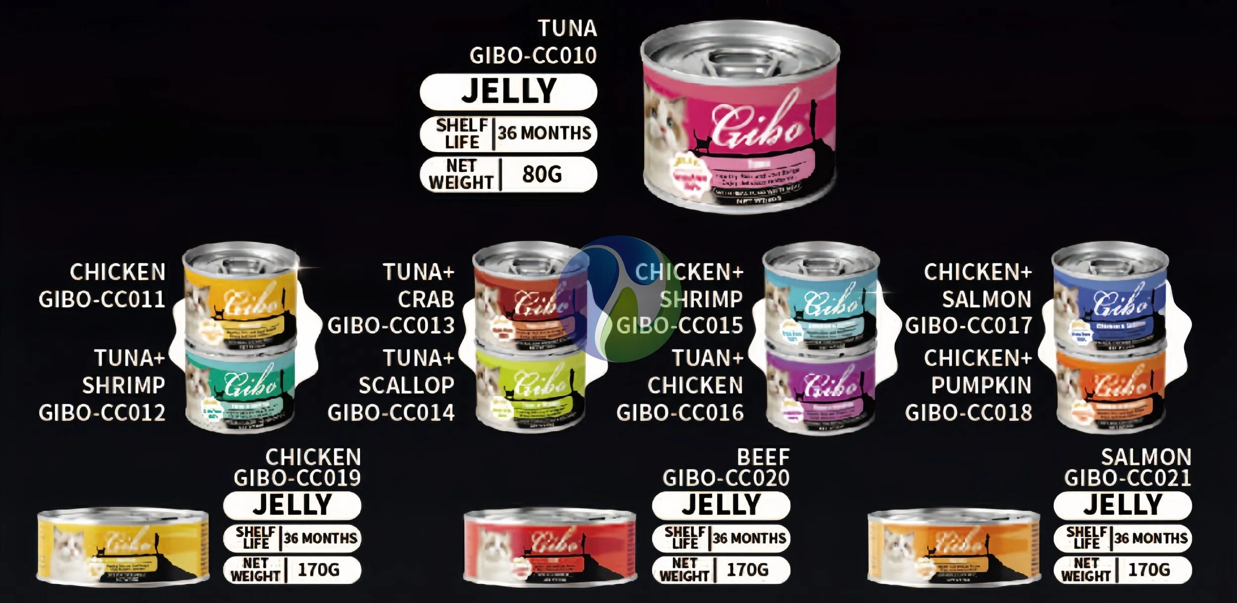 GIBO Cat Can Jelly 80g Tuna