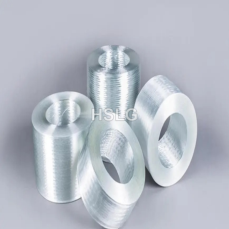 Continuous glass fiber yarn