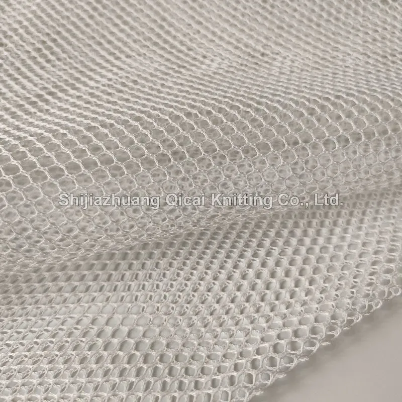White Pure Cotton Hexagon Hole Mesh Fabric,DIY Bag,Clothes Material Skin  Friendly Cotton White Mesh