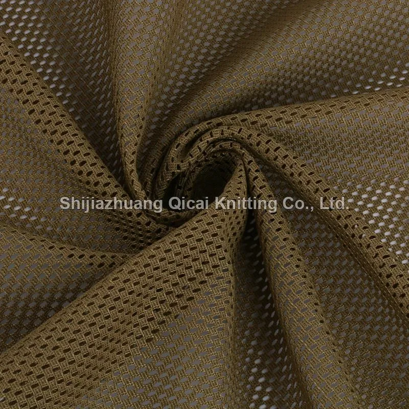 100%polyester big hole mesh fabric