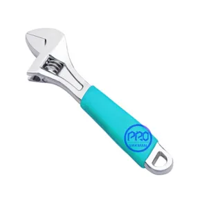 adjustable wrench with grip