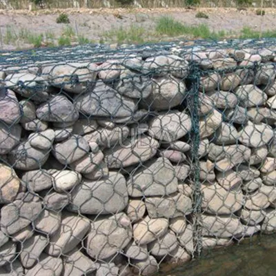 Boîte de gabion enduite de PVC