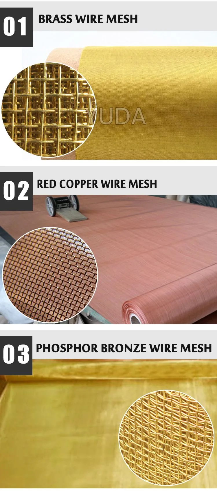 Copper Wire Mesh/Brass Copper Wire Mesh/Phosphor Copper Wire Mesh Price