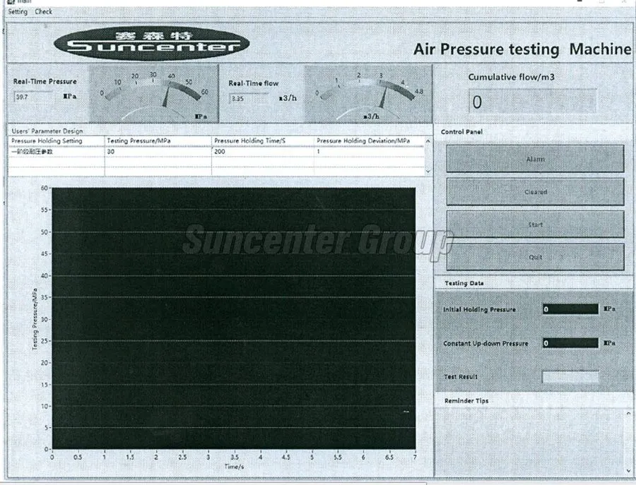 Air Leakage Testing Machine