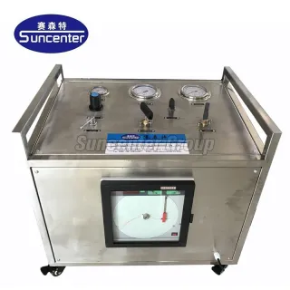 Gas Booster Pressure Test Bench with Max 1600 Bar Outlet Pressure