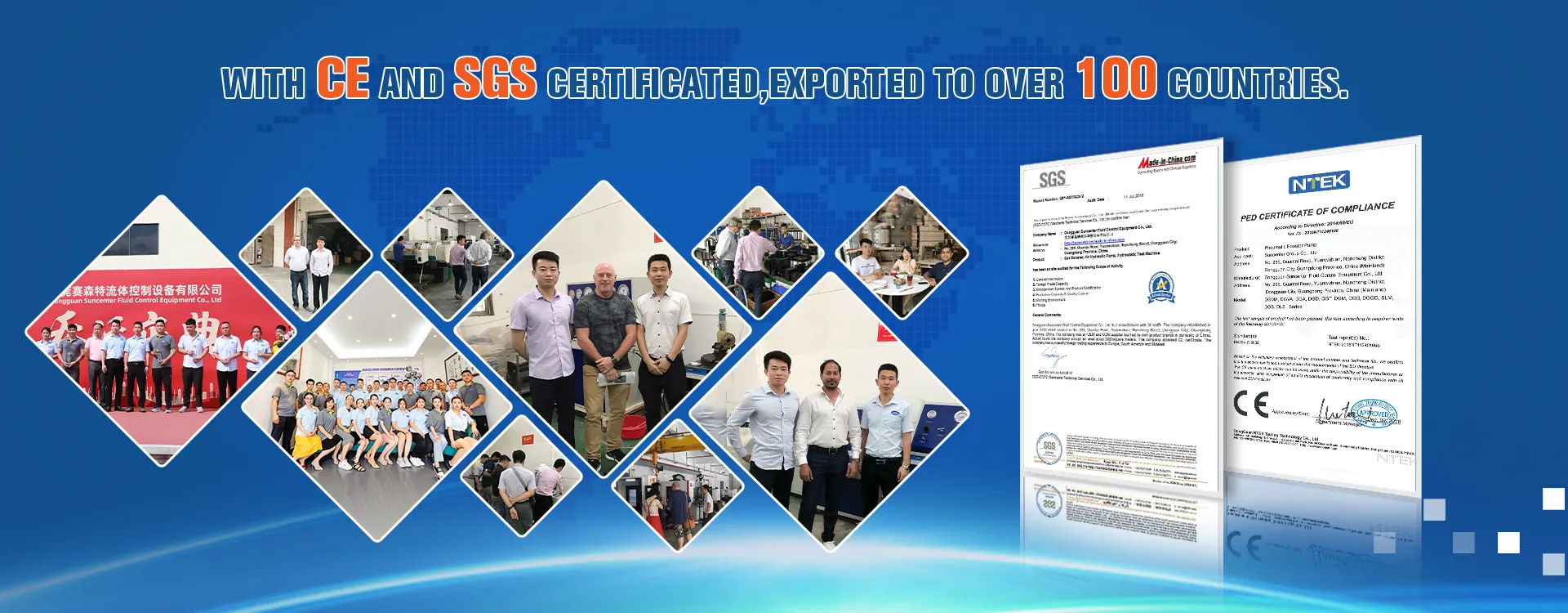 Tecnologia de pressão de fluido Dongguan Suncenter Co., Ltd.