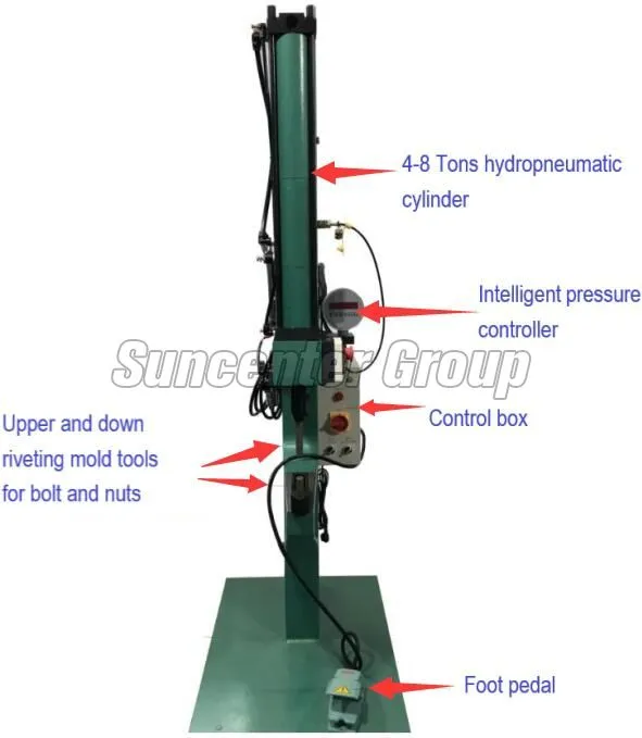 Bolt and Nut Riveting Machine