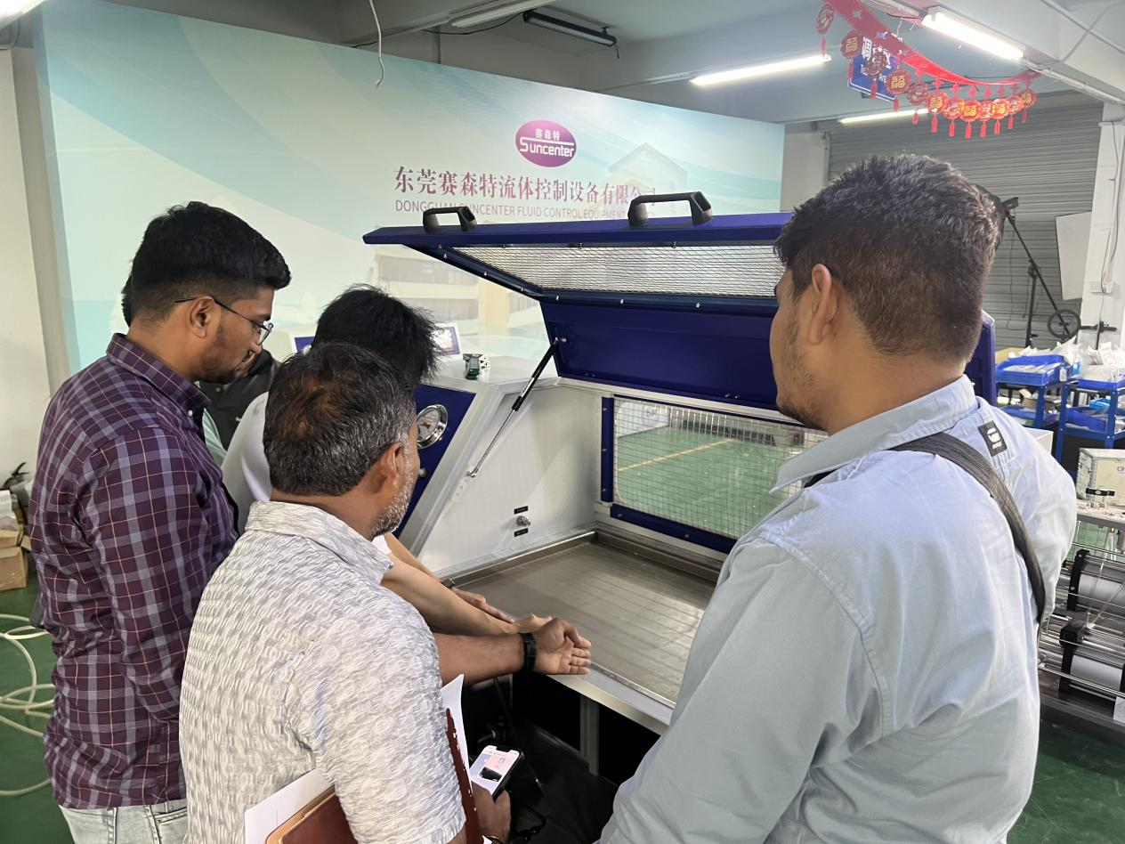 Indian Quick Coupling Manufacturer Visited Suncenter for Hydraulic Testing Solutions