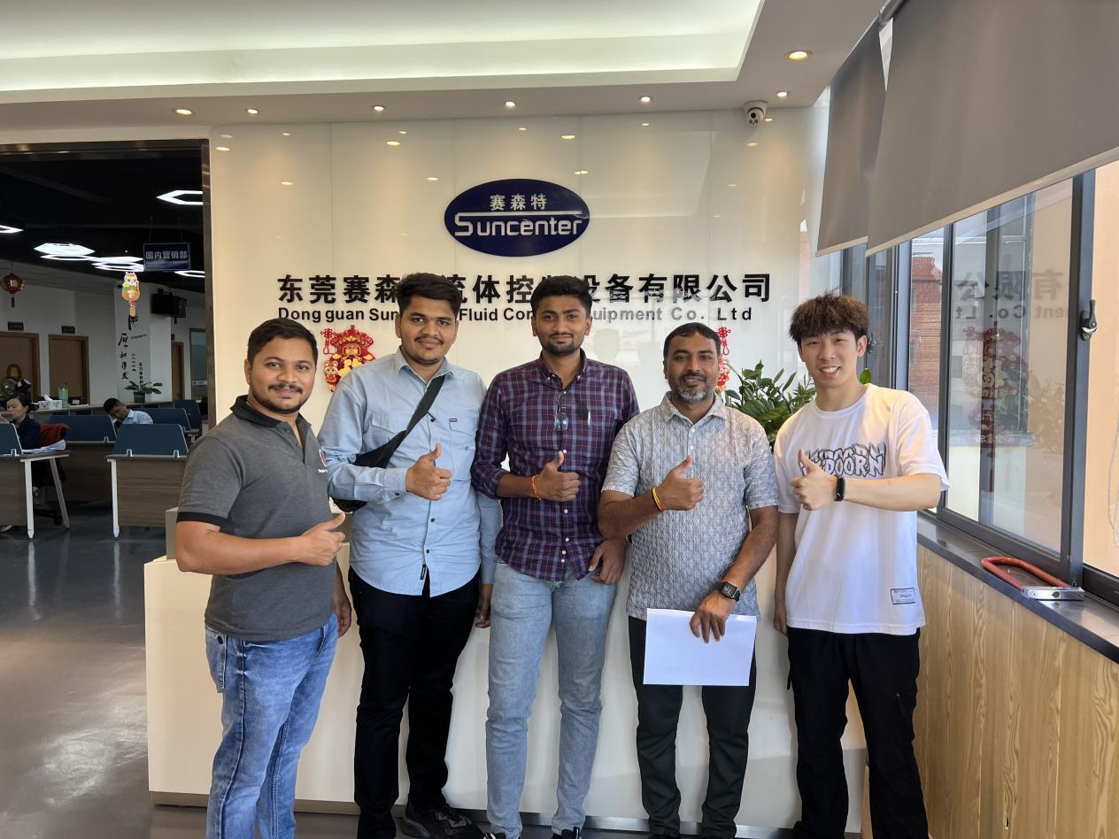 Indian Quick Coupling Manufacturer Visited Suncenter for Hydraulic Testing Solutions