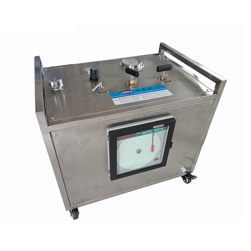 Hydrostatic Test Pump with Round Chart Recorder