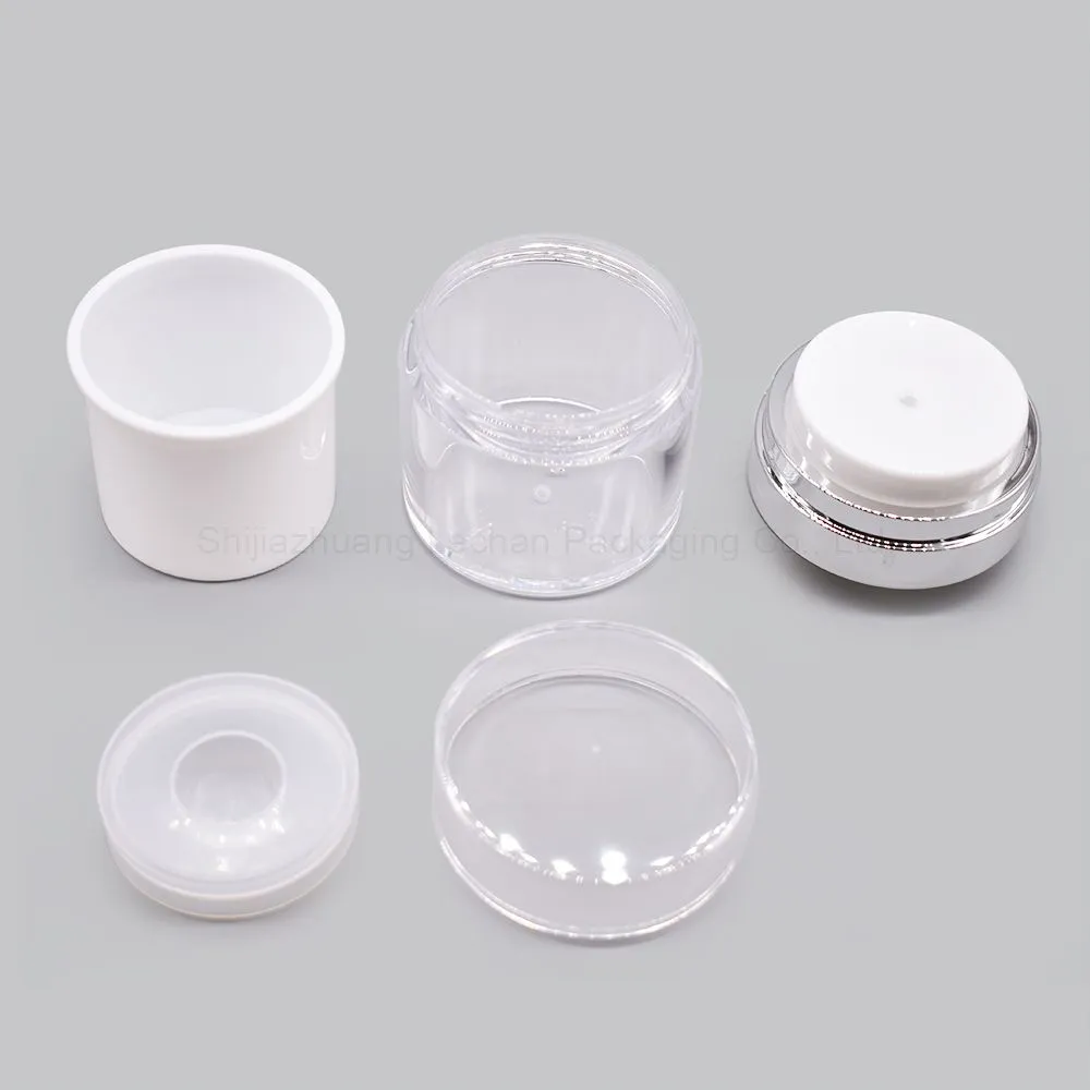 Acrylic Cosmetic Cream Airless Jars