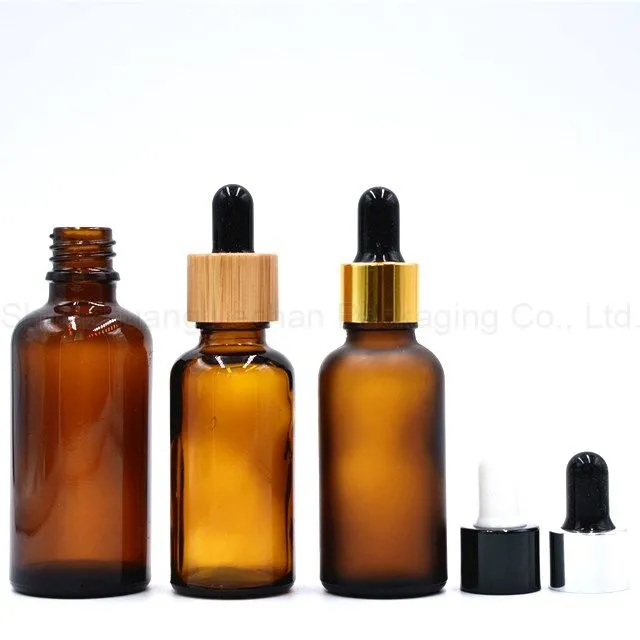 High Quality Cylindrical Glass Dropper Boston Bottle