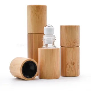 Bamboo Roller Bottle For Essential Oils