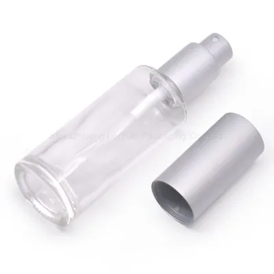 30ml Aluminum Lid Glass Spray Perfume Bottle