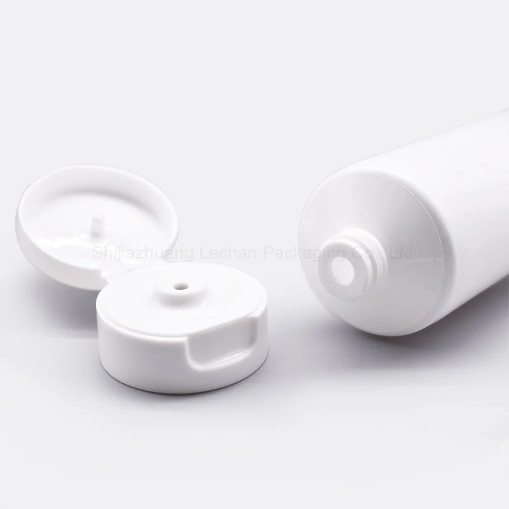 White Plastic Tube with Screw Cap