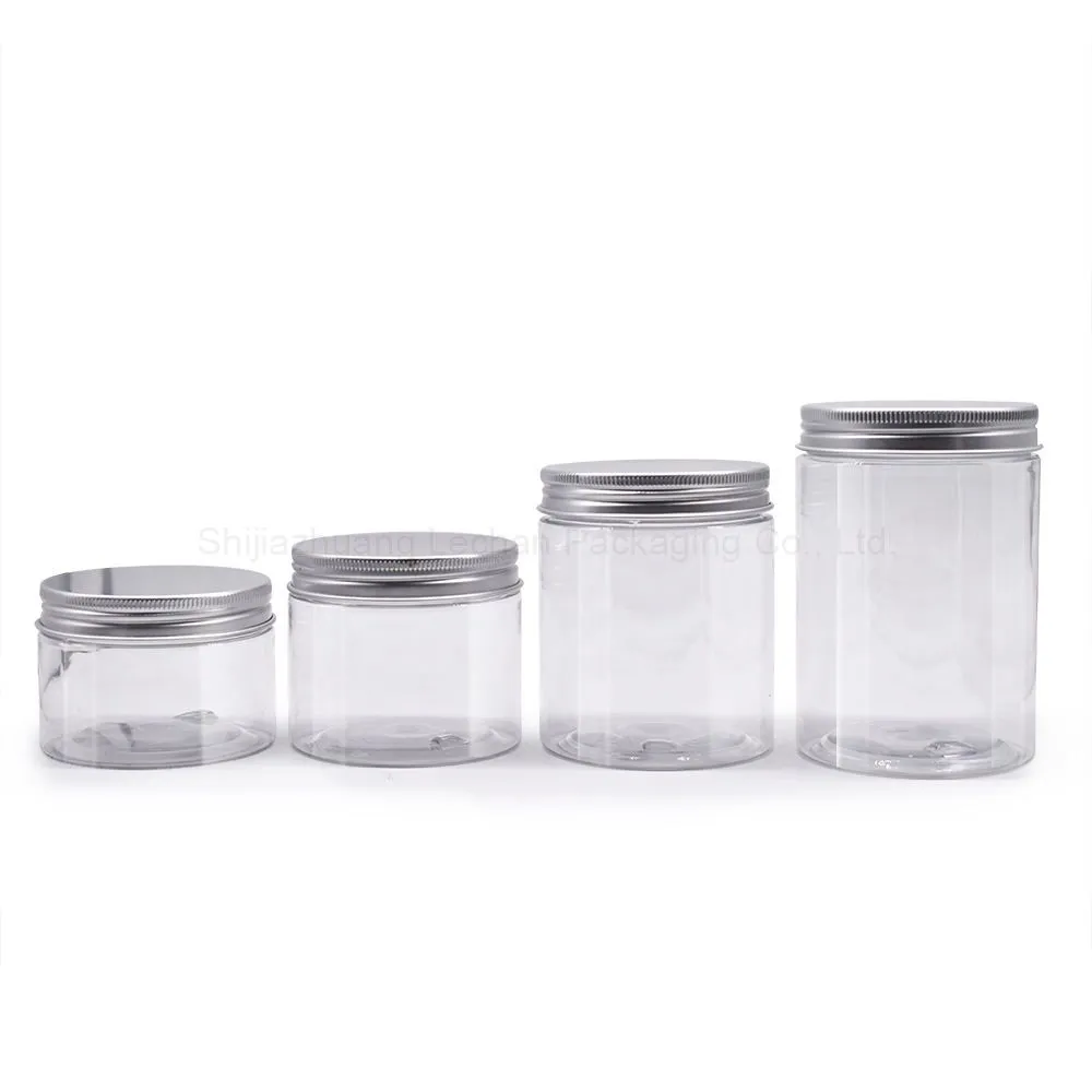 Alu Lid Plastic Pet Jars Wholesale