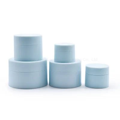 Pots en plastique de crème cosmétique de haute qualité