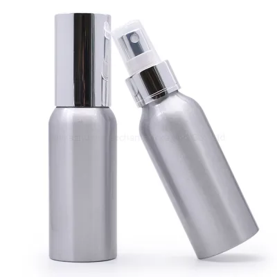 Refillable Aluminum Fine Spray Bottle Leak Proof