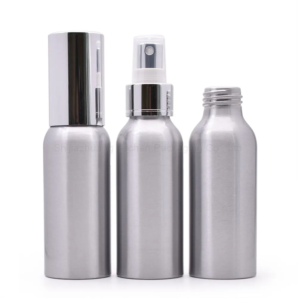 Refillable Aluminum Fine Spray Bottle Leak Proof