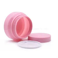 PET Plastic Luxury Empty Face Body Cream Jars