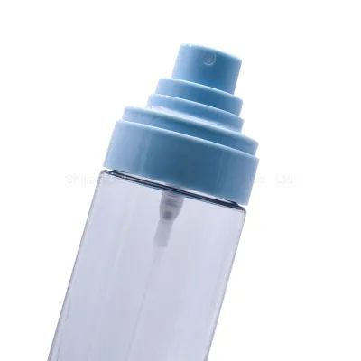PETG Plastic Inverted Light Blue Spray Bottle