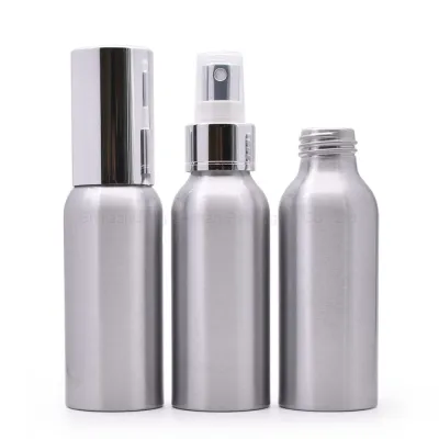 Botol penyembur aluminium pakej kosmetik borong kilang