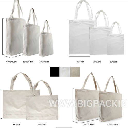 Canvas bag shopping cotton canvas bag