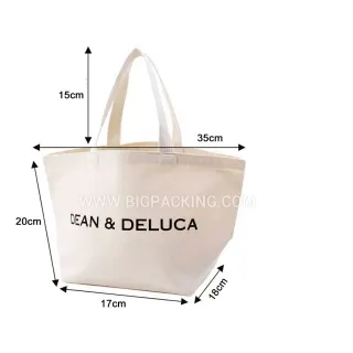 Wholesale customized cotton tote shopping bag