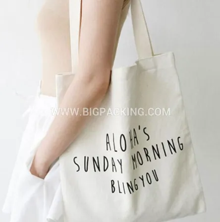 Custom Canvas Shopping Bag