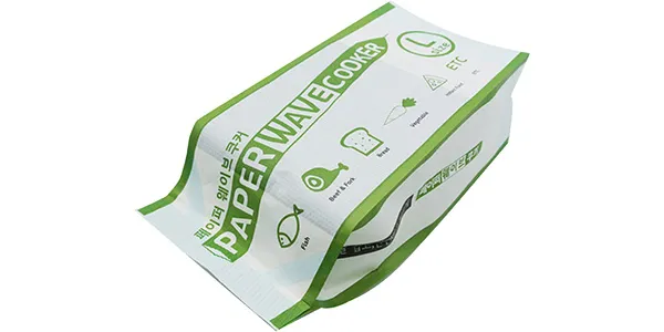 White Kraft Greasproof Paper Microwave Popcorn Bag