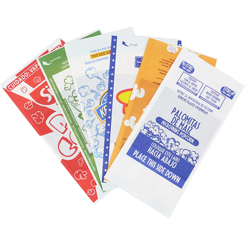 Heat sealable custom Microwaveable popcorn paper bag
