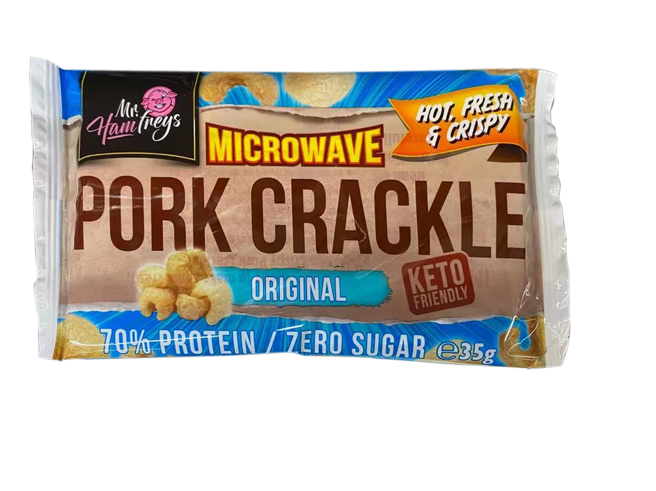 Brown Kraft Greaseproof Paper Pork Crackle Bag