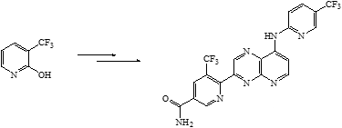 Application of 2-hydroxy-3-trifluoromethylpyridine in insecticides and antagonists and in the preparation of other pharmaceutical compositions