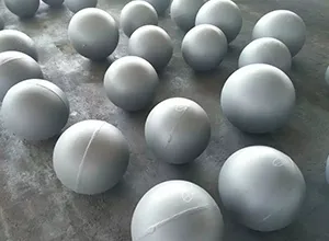 Welded ball space frame
