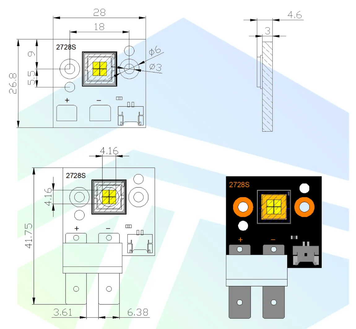 120 Led Module 12V 120W, 120W LED, 120W LED 4 chips