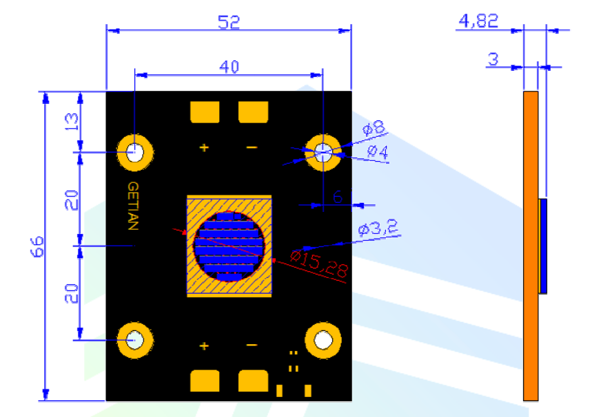 High Intensity COB LED Array 600W