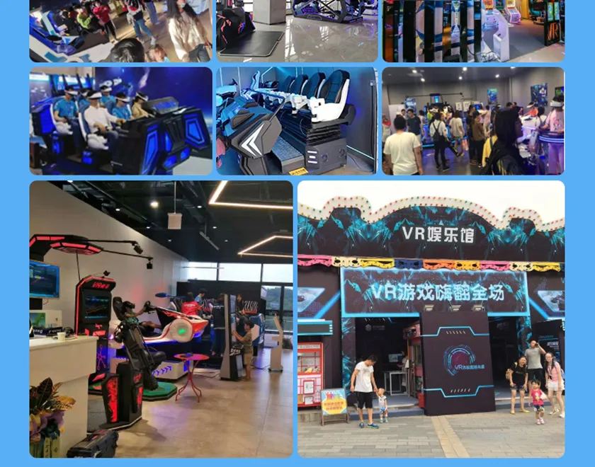 China New Amusement Park Game Center Equipment Multi-player vr VRhooting Games Simulator Machine 4 to 6 person