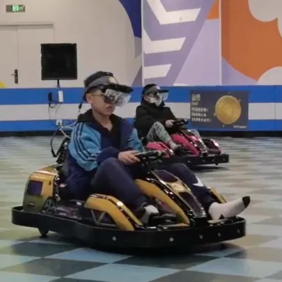 Mixed Reality Kid Racing Karts